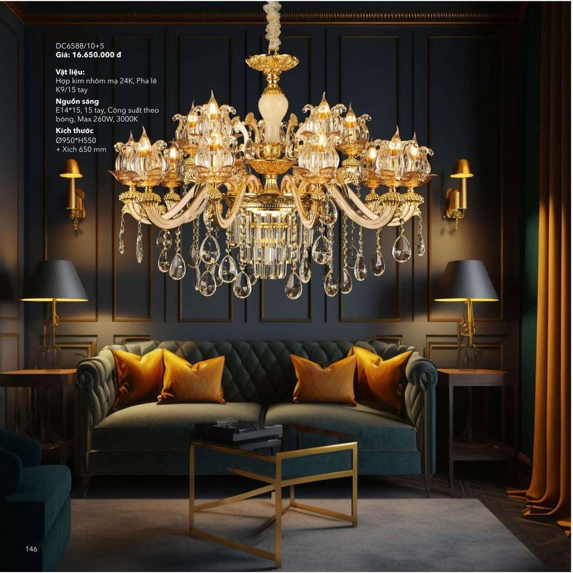 Đèn trang trí ZEMBA Lighting Catalogue và Bảng giá mới nhất /Page 